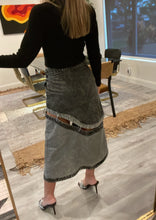 Load image into Gallery viewer, Denim runway skirt

