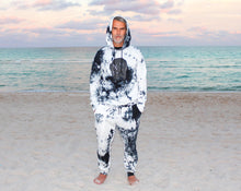 Load image into Gallery viewer, Men tie dye hoodie and sweatpants set
