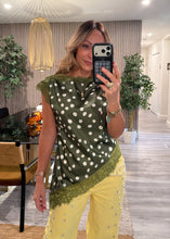 Load image into Gallery viewer, Asymmetric lace top
