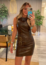Load image into Gallery viewer, Vintage PL belt dress
