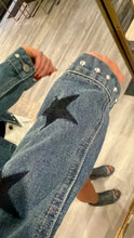 Load image into Gallery viewer, Stars denim fashion jacket
