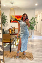 Load image into Gallery viewer, Denim elegant dress
