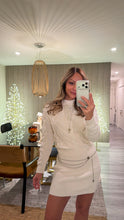 Load image into Gallery viewer, Sweater dress white cloud 26
