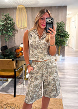 Load image into Gallery viewer, Camo vest top
