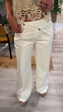 Load image into Gallery viewer, Asymmetrical dark jeans

