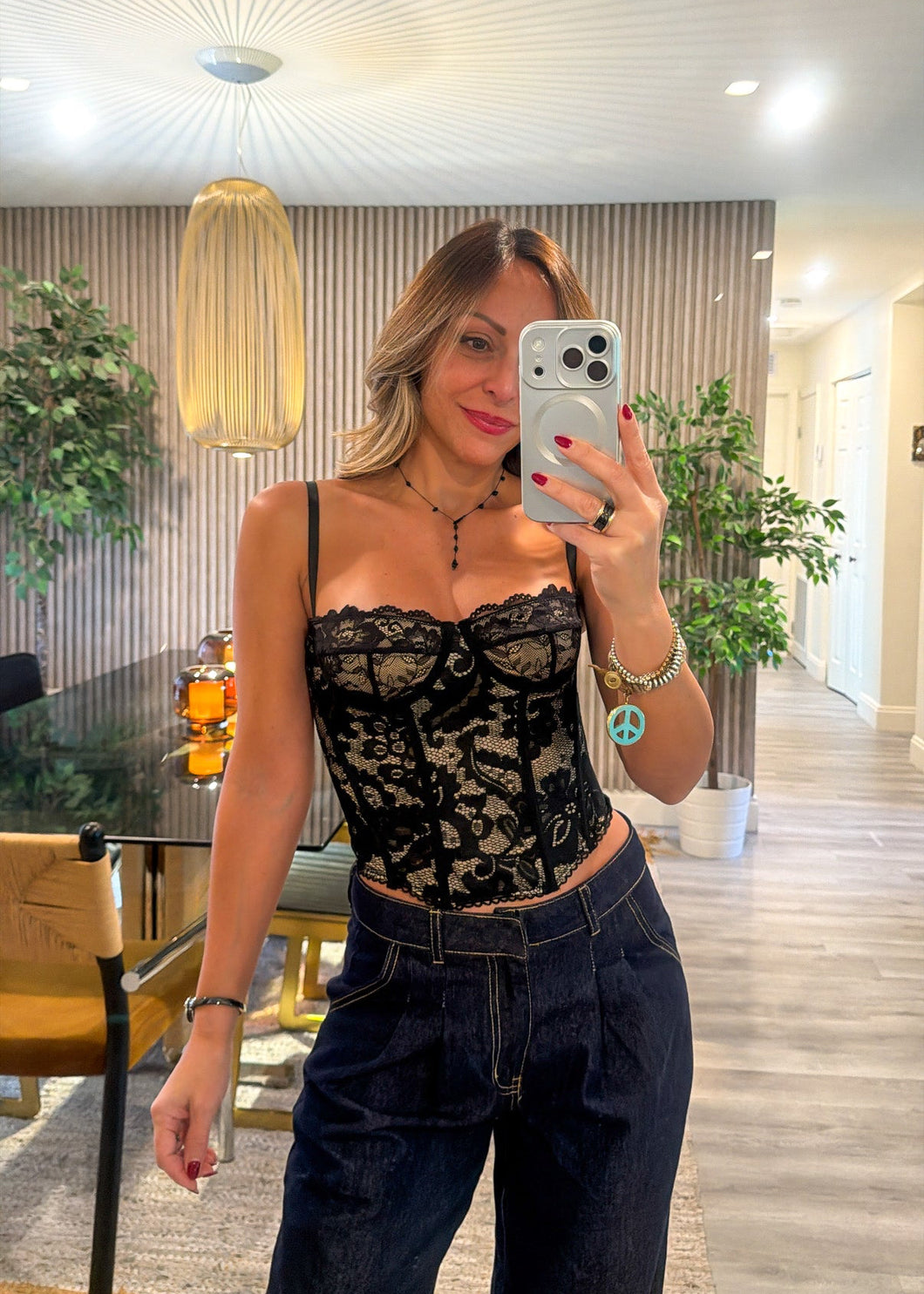 Elegant corset top