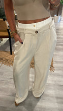 Load image into Gallery viewer, Linen double waist pants
