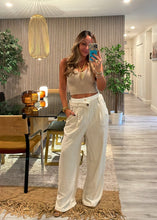 Load image into Gallery viewer, Linen double waist pants
