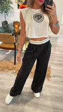 Load image into Gallery viewer, Striped waisted pants
