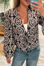Load image into Gallery viewer, Bohemian bow blouse
