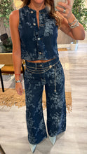Load image into Gallery viewer, 2 pieces denim set
