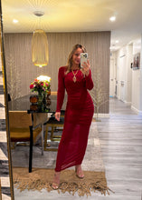 Cargar imagen en el visor de la galería, Solid long sleeve dress
