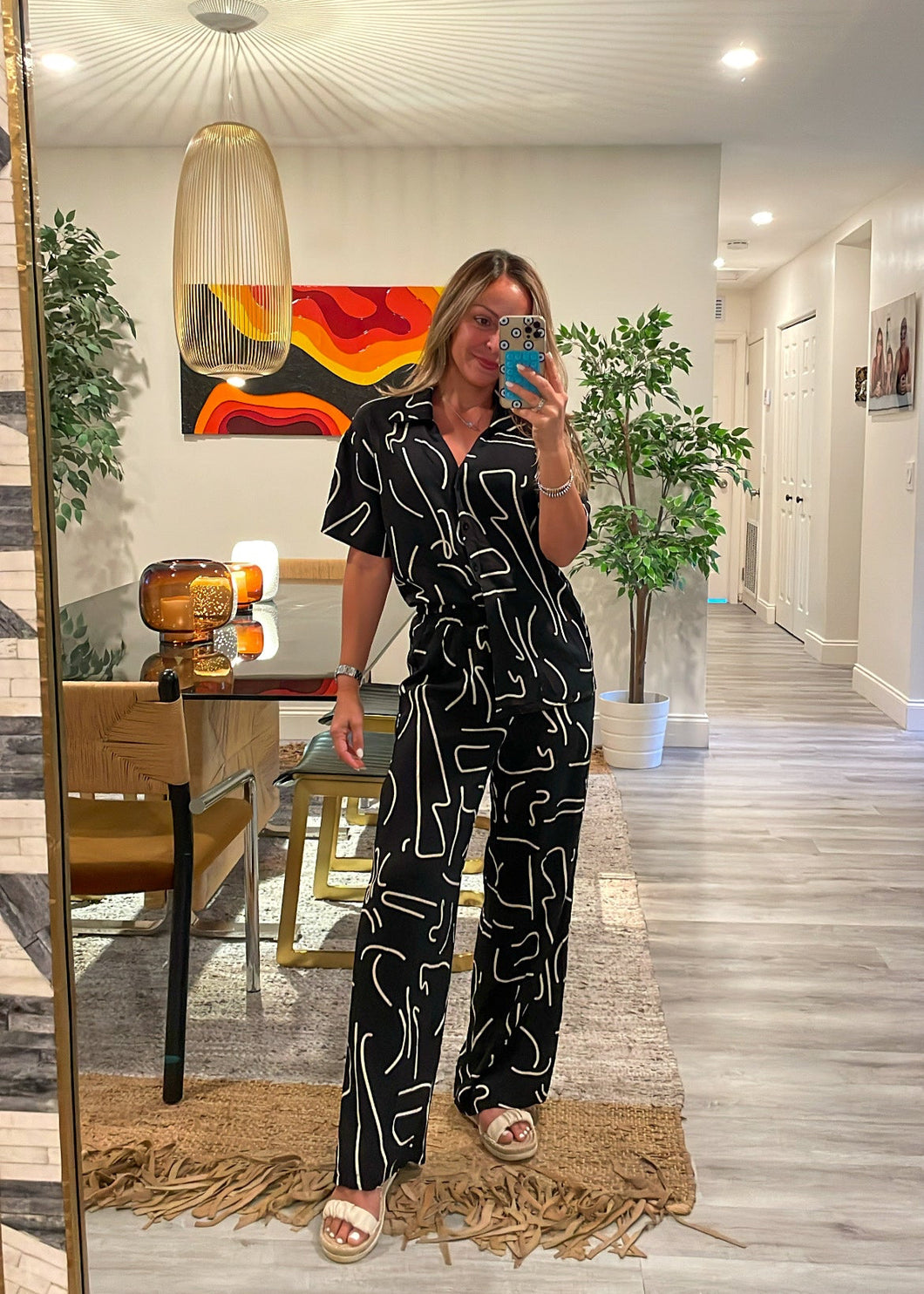 Boho tropical 2 pieces set