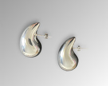 Load image into Gallery viewer, Silver drop earrings
