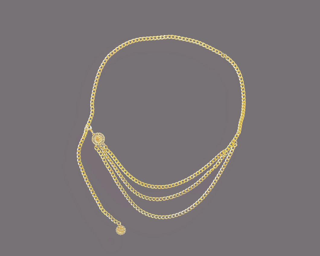 Sun triple chain belt