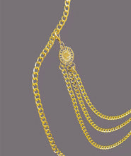 Load image into Gallery viewer, Sun triple chain belt

