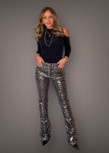 Cargar imagen en el visor de la galería, Metallic leopard jeans
