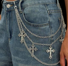 Load image into Gallery viewer, Cross chain accessory
