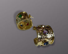 Load image into Gallery viewer, Round colorful earrings
