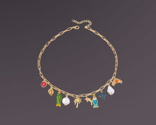 Load image into Gallery viewer, Tropical charm necklace
