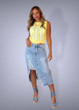 Load image into Gallery viewer, Denim maxi skirt 26
