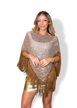Load image into Gallery viewer, Fringe cape top
