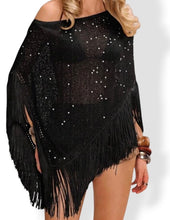 Load image into Gallery viewer, Fringe cape top
