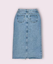 Load image into Gallery viewer, Long denim skirt
