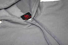 Load image into Gallery viewer, Cropped fleece grey hoodie
