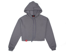 Cargar imagen en el visor de la galería, This trendy cropped hoodie sweatshirt is a must-have for your wardrobe
